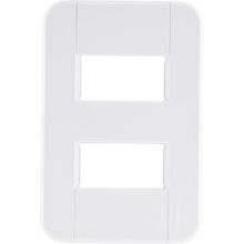 Placa 2 Postos Afastados 4x2 Tramontina Tablet Branca Tramontina