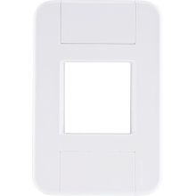 Placa 2 Postos Juntos 4x2 Tramontina Tablet Branca Tramontina