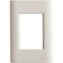 Placa 3 Postos 4x2 Tramontina Giz Fendi Soft Touch sem Suporte Tramontina