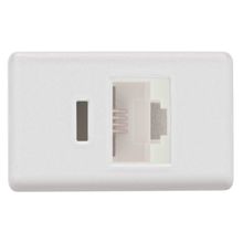 Módulo Tomada Telefone Tramontina IzyFlat RJ 11 Branco Tramontina