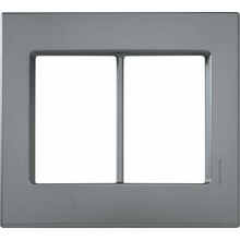 Placa 6 Postos 4x4 Tramontina IzyFlat Cinza Grafite Tramontina