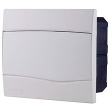 Quadro Distribuição Embutir 9 DIN ou 6 NEMA Tramontina Porta Branca Tramontina