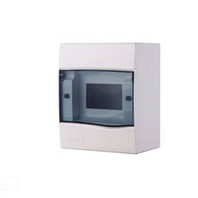 Quadro Distribuição Sobrepor 5 DIN ou 3 NEMA Tramontina Porta Transparente Tramontina