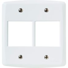 Placa 4 Postos 4x4 Tramontina Lux² Branca Tramontina