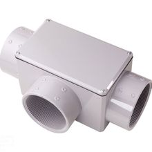 Condulete Fixo "T" 3/4" tampa / rosca NPT / pintura eletrostáticaA pó Tramontina