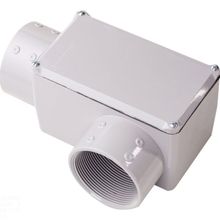 Condulete Fixo "LR" 3/4" tampa / rosca NPT / pintura eletrostáticaA pó Tramontina