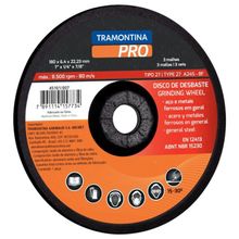 Disco Desbaste 7" Aços Metais Ferrosos Geral Tramontina PRO Tramontina