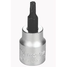 Soquete Cromo Vanádio Ponta Trafix Torx Tork T20 Encaixe 3/8" Tramontina PRO Tramontina