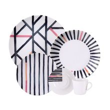 Aparelho Jantar Tramontina Street Porcelana Decorada 20 Peças Tramontina