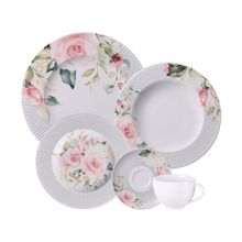 Aparelho de Jantar Tramontina Ornatta em Porcelana Decorada 20 Peças Tramontina