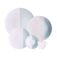 Aparelho de Jantar Tramontina Aquarius em Porcelana Decorada 20 Peças Tramontina