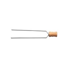 Espeto Duplo Churrasco Tramontina Inox Cabo Madeira 65cm Tramontina