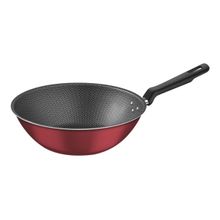 Frigideira Wok Tramontina Loreto Alumínio Interno Antiaderente Starflon Max 28cm 3,6L Vermelho Tramontina
