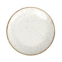 Prato Raso Tramontina Rústico Marrom Porcelana Decorada 28cm Tramontina