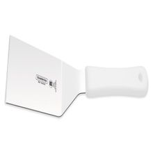 Espátula frituras 5"x2 1/2" Tramontina Aço Inox Cabo Branco Tramontina