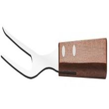 Garfo Trinchante Aço Inox Tramontina Cabo Madeira Natural Tramontina