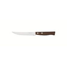 Conjunto Facas Churrasco Frutas Tramontina Tradicional Aço Inox Cabos Madeira Natural 3 Peças Tramontina