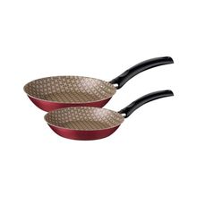 Jogo Frigideiras Tramontina Turim Alumínio Antiaderente Vermelho 02 Peças - 16cm/20cm Tramontina
