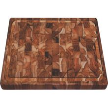 Tábua Churrasco Tramontina Retangular Madeira Invertida Teca Acabamento Envernizado 50 x 38cm Tramontina