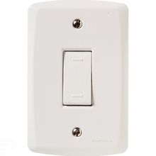Conjunto 4x2 1 Interruptor Paralelo 10A 250V Tramontina Lux2 Branco Tramontina