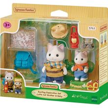 Conjunto - Exploracao Animada Irmao e Bebe Gato de Leite EPOCH MAGIA