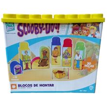 Blocos De Montar - Scooby - Doo 30 Pecas - Amarelo SUPER TOYS