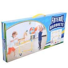 Brinquedo 2 em 1 - Futebol e Basquete HONGYAO