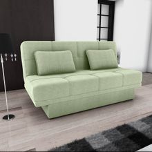 Sofá-cama Sany 3 Lugares Reclinável com Baú Bouclê Oliva - Matrix