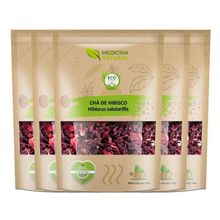 Kit Chá de Hibisco Importado - Hibiscus sabdariffa - 5 Unidades