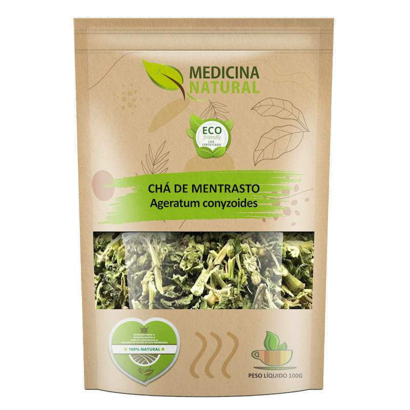 Ch de Mentrasto Ageratum conyzoides Org nico 100g