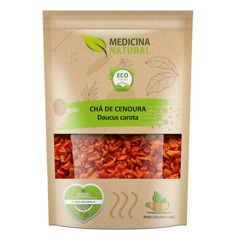 Ch de Cenoura Daucus carota Org nico 100g