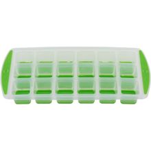 Forma de Gelo Plástico 3x13x27cm Verde