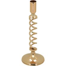 Castiçal Metal 23-8-8cm Dourado