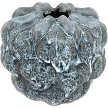 Vaso Cerâmica 12-14-14 cm Cinza