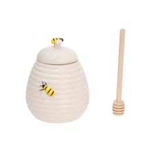 Meleira de Porcelana com Colher Abelha 300ml - Hauskraft