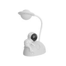 Luminária para Mesa Astronauta Lua Cheia com LED USB