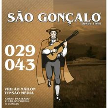 Encordoamento Para Violão Nylon .029 Cristal São Gonçalo