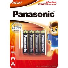 Pilha Alcalina 1,5V AAA LR03 (Com4 Pilhas) PanasonicCAR / 4