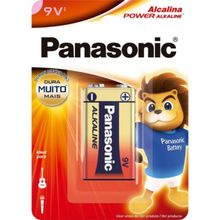 Bateria Alcalina 9V (Com1 Bateria) Panasonic