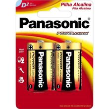 Pilha Alcalina 1,5V D (Com2 Pilhas) PanasonicCAR / 2