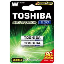 Pilha Recarregável AAA 1,2v 950mAh TNH03GAE (Com2 Pilhas) Toshiba