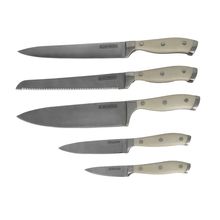 Jogo de Facas + Cepo 6 Peças Zenith Pro - Black+Decker