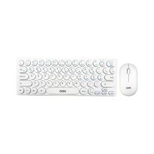 Combo Teclado E Mouse Retro Brasil OEX