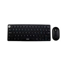 Combo Teclado E Mouse Retro Preto OEX