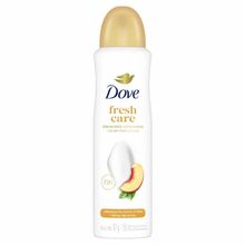 Desodorante Antitranspirante Aerossol Dove Fresh Care Pêssego e Leite de Arroz 150ml