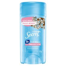 Desodorante Antitranspirante Stick Gel Secret Powder Protect Cotton 73g