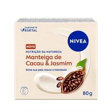 Sabonete Em Barra Nivea Nutrição da Natureza Manteiga de Cacau e Jasmin 80g