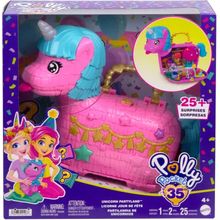 Conjunto Polly Pocket - Unicornio partyland MATTEL