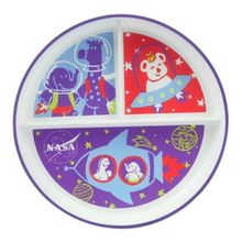 Pratinho Com Divisorias Nasa Collection - Pink Space Roxo MULTIKIDS