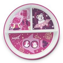 Pratinho Com Divisorias Nasa Collection - Pink Space MULTIKIDS